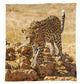 Leopard Stare Light Weight Fleece Blanket by Fanie Heymans