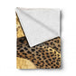 Leopard at Waterhole Light Weight Fleece Blanket by Fanie Heymans