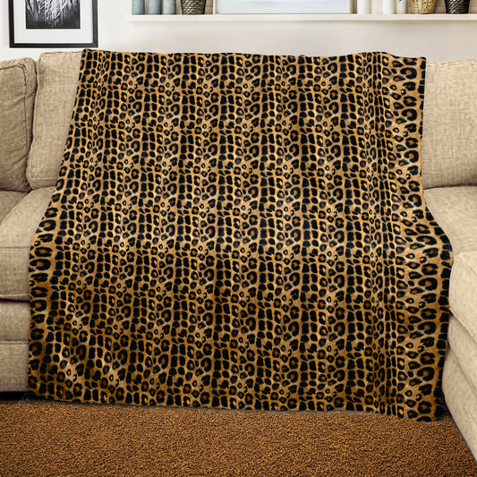 Leopard Dots Light Weight Fleece Blanket