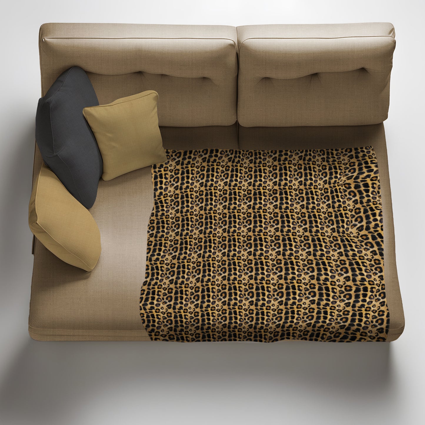 Leopard Dots Light Weight Fleece Blanket