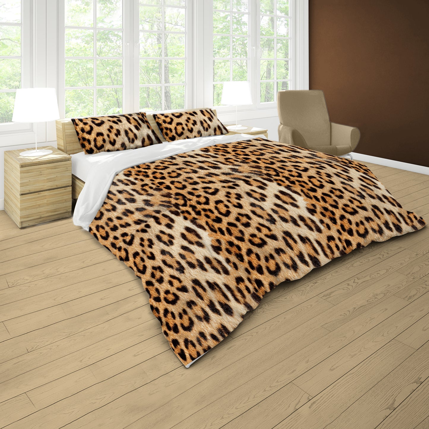 Leopard Duvet Cover Set