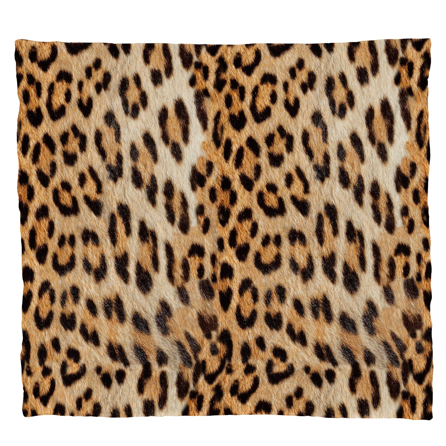 Leopard Fur Light Weight Fleece Blanket
