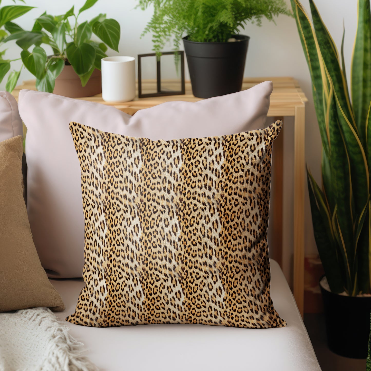 Leopard Fur Luxury Scatter