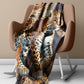 Leopard Light Weight Fleece Blanket by Mark van Vuuren