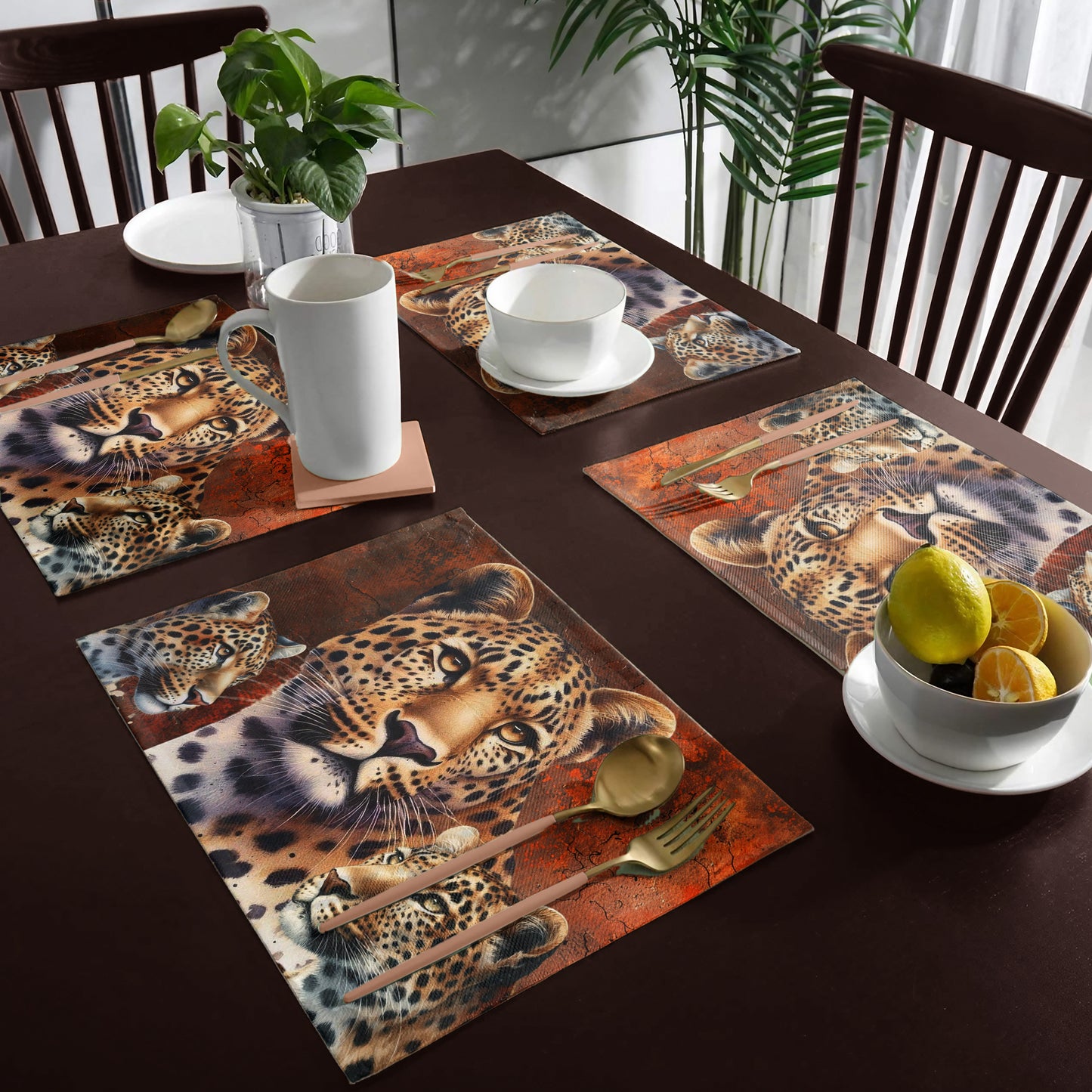 Leopard Placemats by Mark van Vuuren