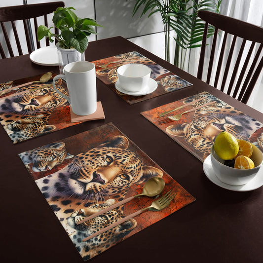 Leopard Placemats by Mark van Vuuren