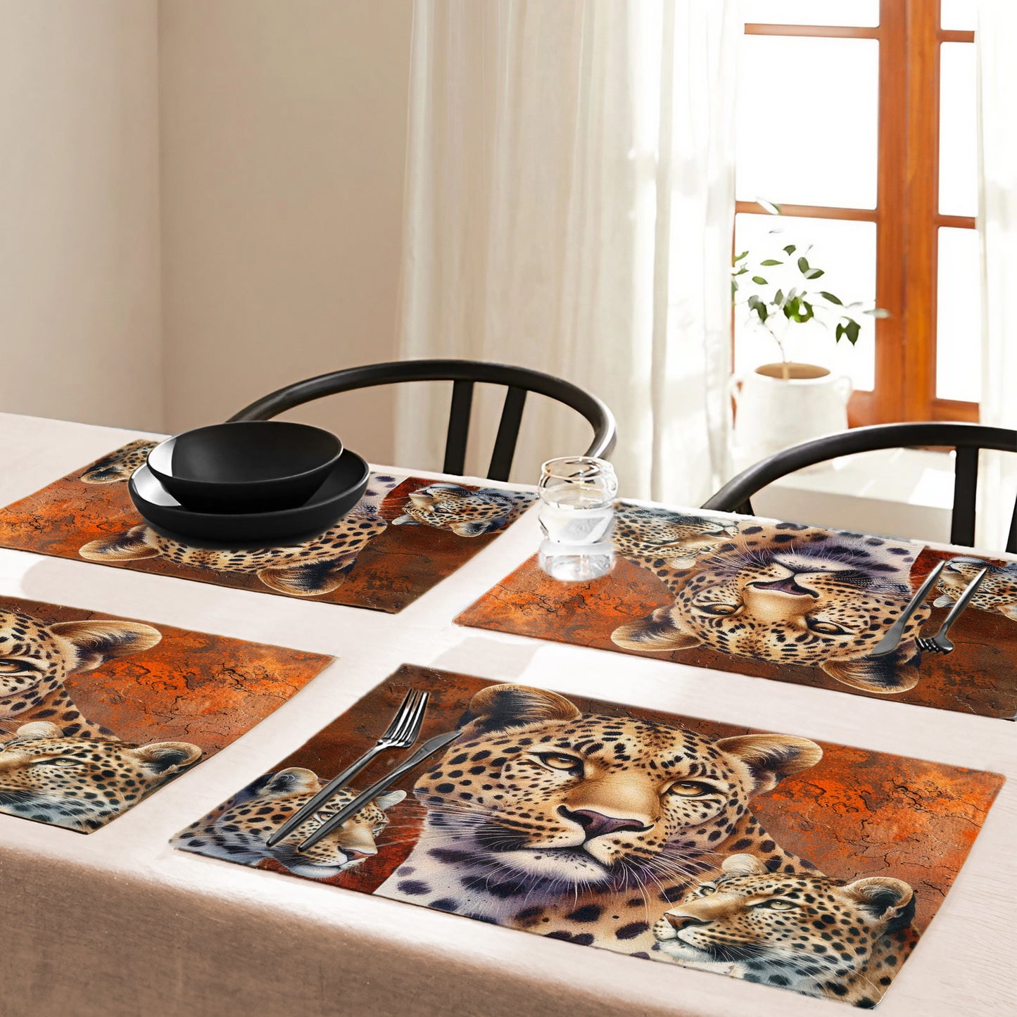 Leopard Placemats by Mark van Vuuren