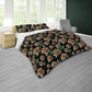 Leopard Roses Duvet Cover Set