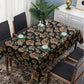 Leopard Roses Rectangle Tablecloth