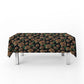 Leopard Roses Rectangle Tablecloth