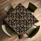 Leopard Roses Square Tablecloth