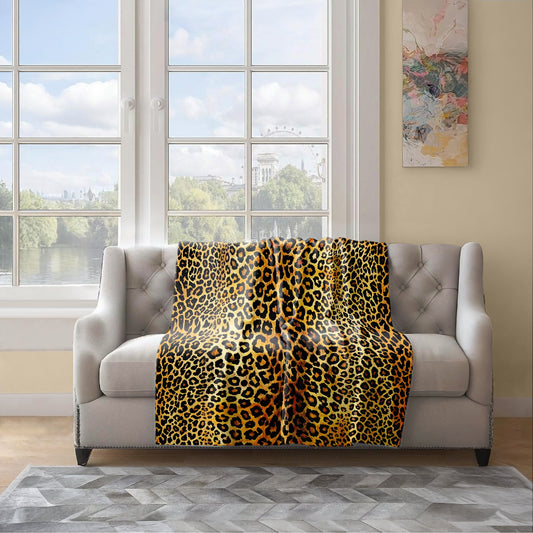 Leopard Veil Light Weight Fleece Blanket