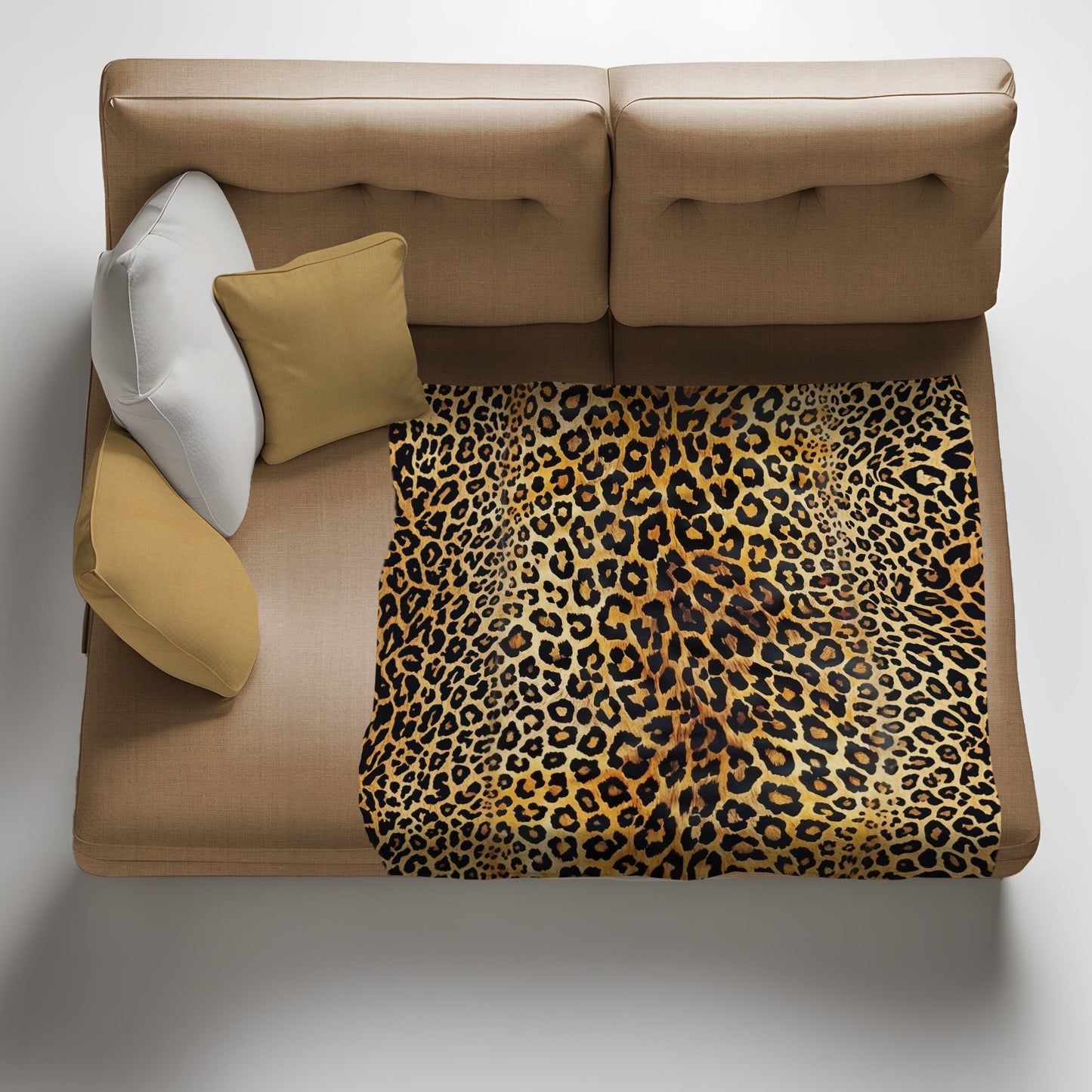Leopard Veil Light Weight Fleece Blanket