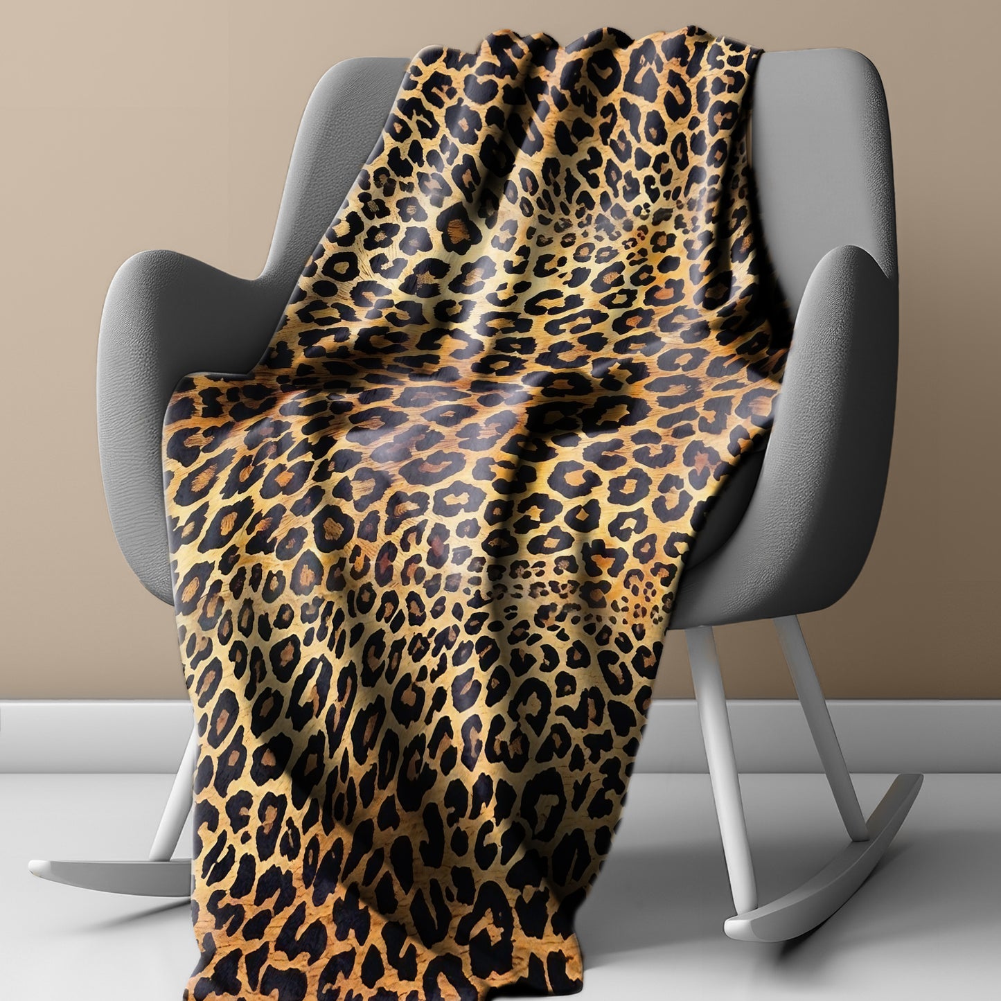 Leopard Veil Light Weight Fleece Blanket