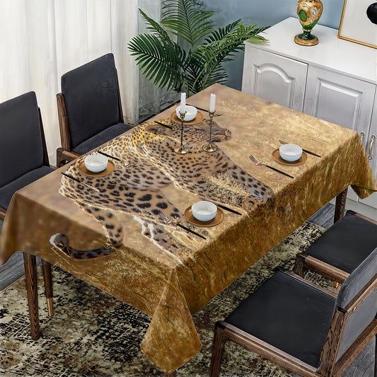 Leopard by Fanie Heymans Rectangle Tablecloth