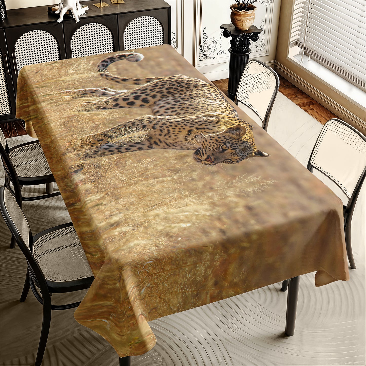 Leopard by Fanie Heymans Rectangle Tablecloth