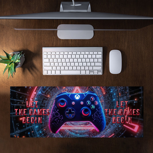 Let The Games Begin Desk Pad