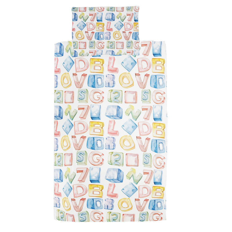 Letter Games Cot Set