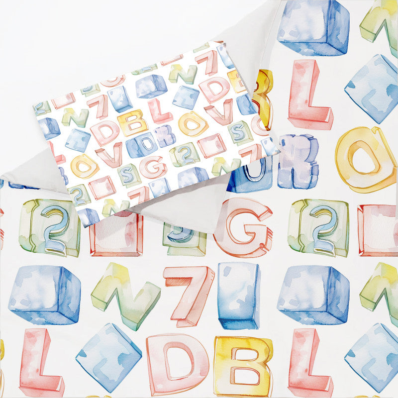 Letter Games Cot Set