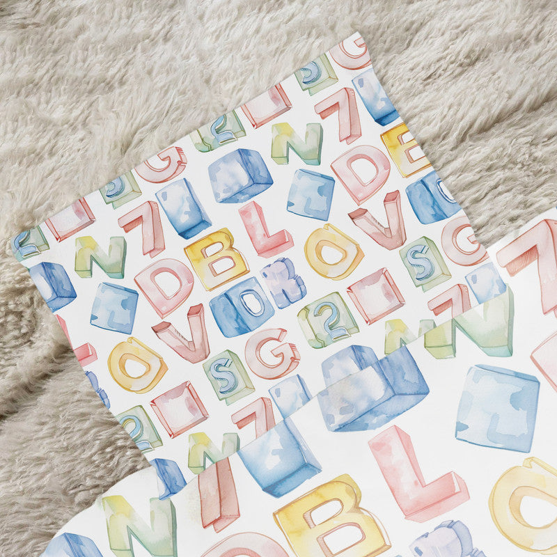 Letter Games Cot Set