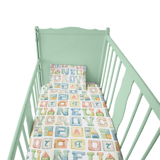 Letter Box Cot Set