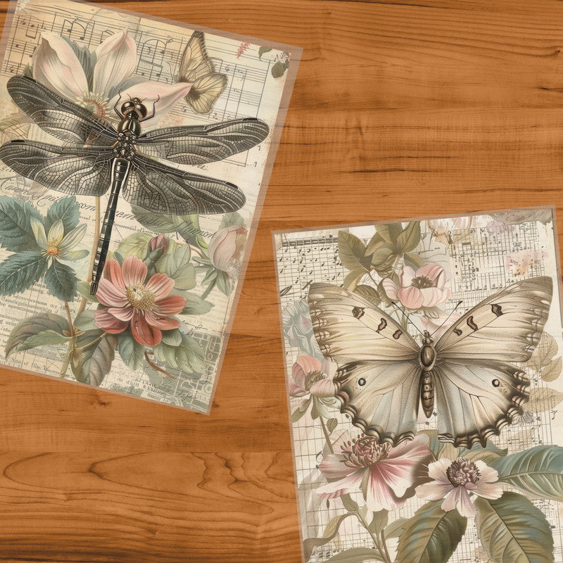 Life Memories Bugs Decoupage 800mm x 600mm