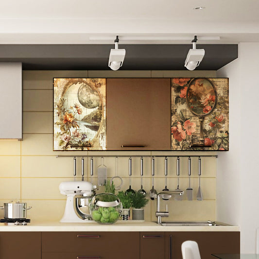 Life Memories In The Mirror Decoupage 800mm x 600mm