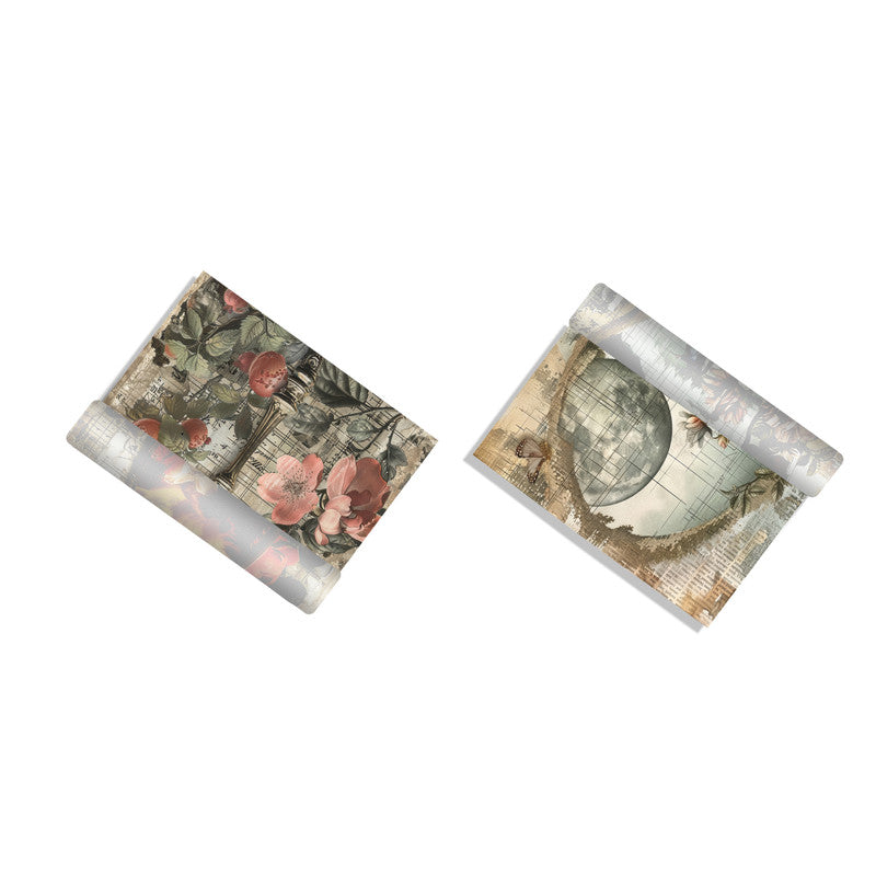 Life Memories In The Mirror Decoupage 800mm x 600mm