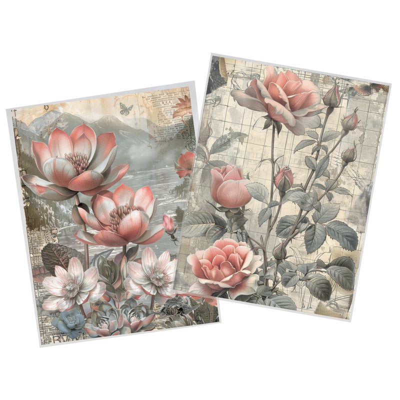 Life Memories Magnolia Blooming Decoupage 800mm x 600mm