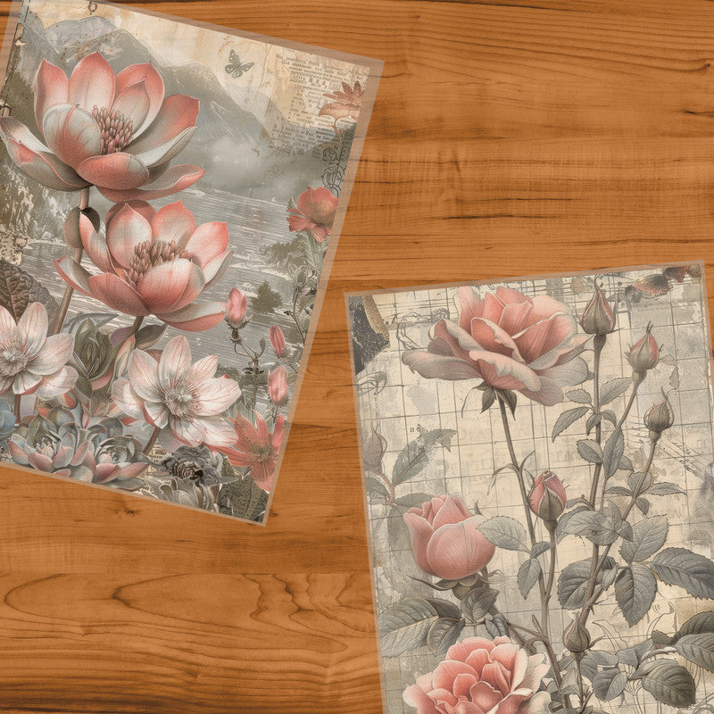Life Memories Magnolia Blooming Decoupage 800mm x 600mm