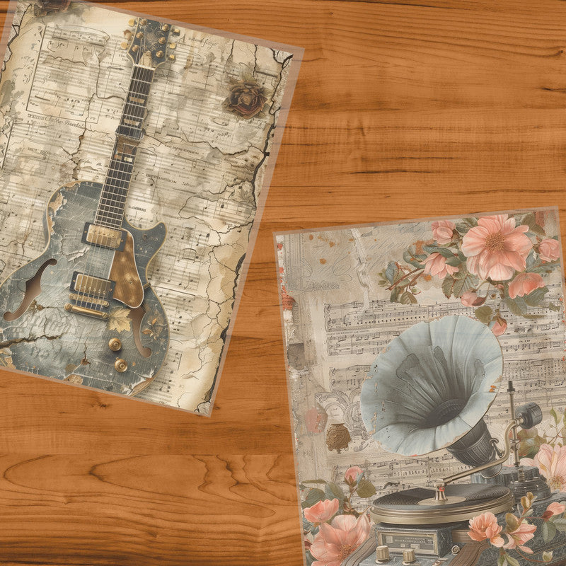 Life Memories Muisic Decoupage 800mm x 600mm