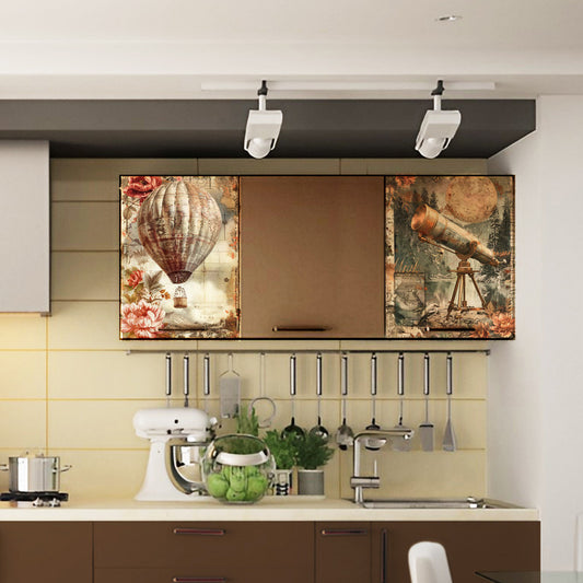 Life Memories Of An Adventure Decoupage 800mm x 600mm