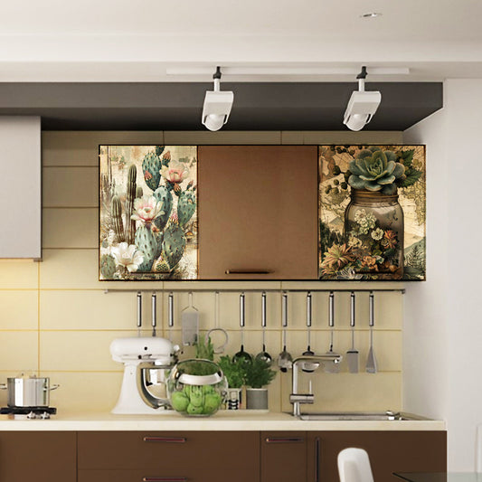 Life Memories Of Desert Flowers Decoupage 800mm x 600mm