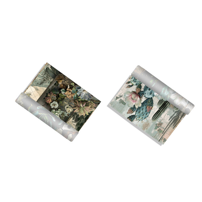Life Memories Of Desert Flowers Decoupage 800mm x 600mm