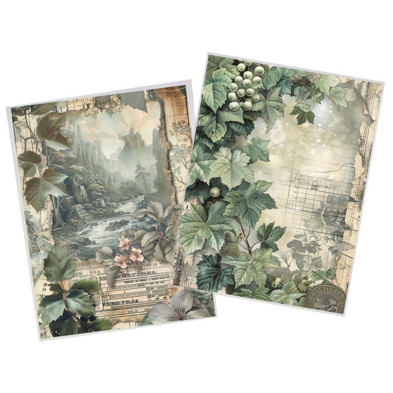 Life Memories Of The House with The Ivy Decoupage 800mm x 600mm
