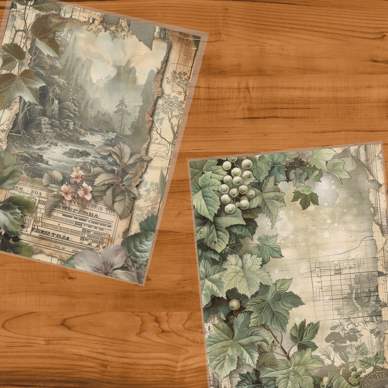 Life Memories Of The House with The Ivy Decoupage 800mm x 600mm
