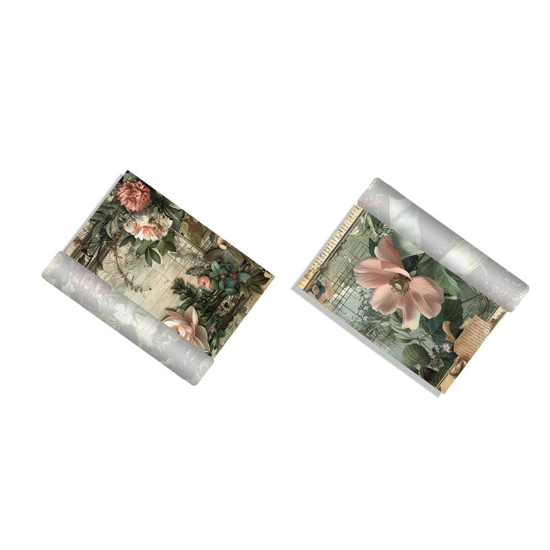 Life Memories Of a Gift of Flowers Decoupage 800mm x 600mm