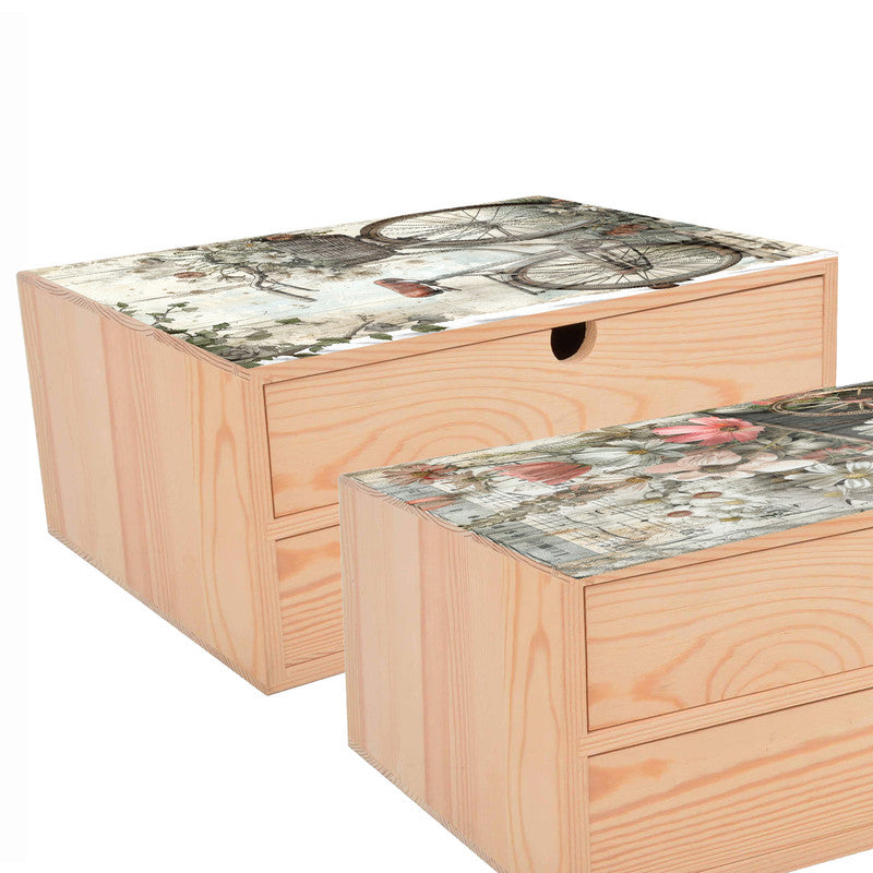Life Memories On Wheels Decoupage 800mm x 600mm
