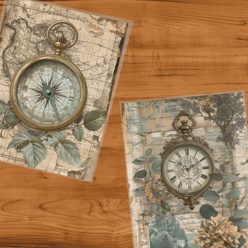 Life Memories Time Decoupage 800mm x 600mm