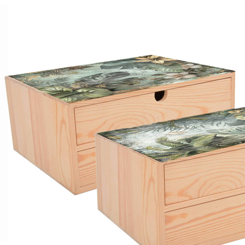 Life Memories Tropical Leaves Decoupage 800mm x 600mm