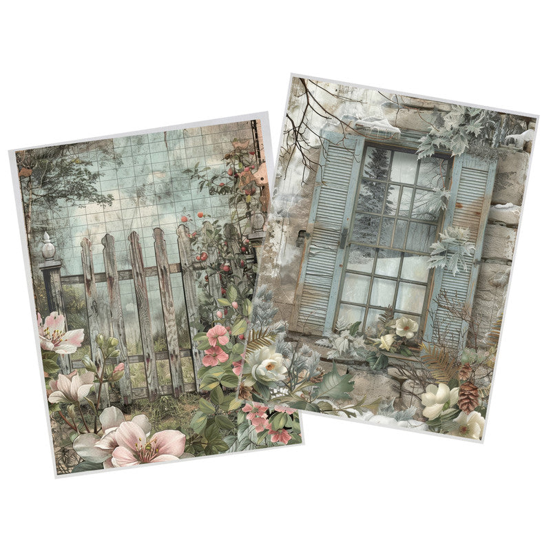 Life Memories of A Home Decoupage 800mm x 600mm