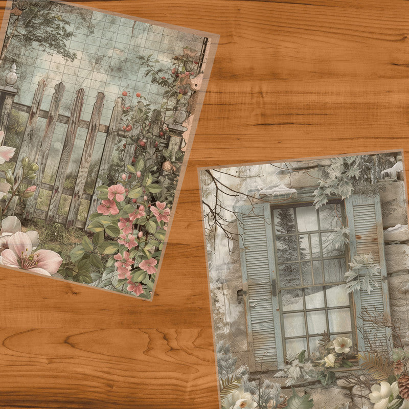 Life Memories of A Home Decoupage 800mm x 600mm