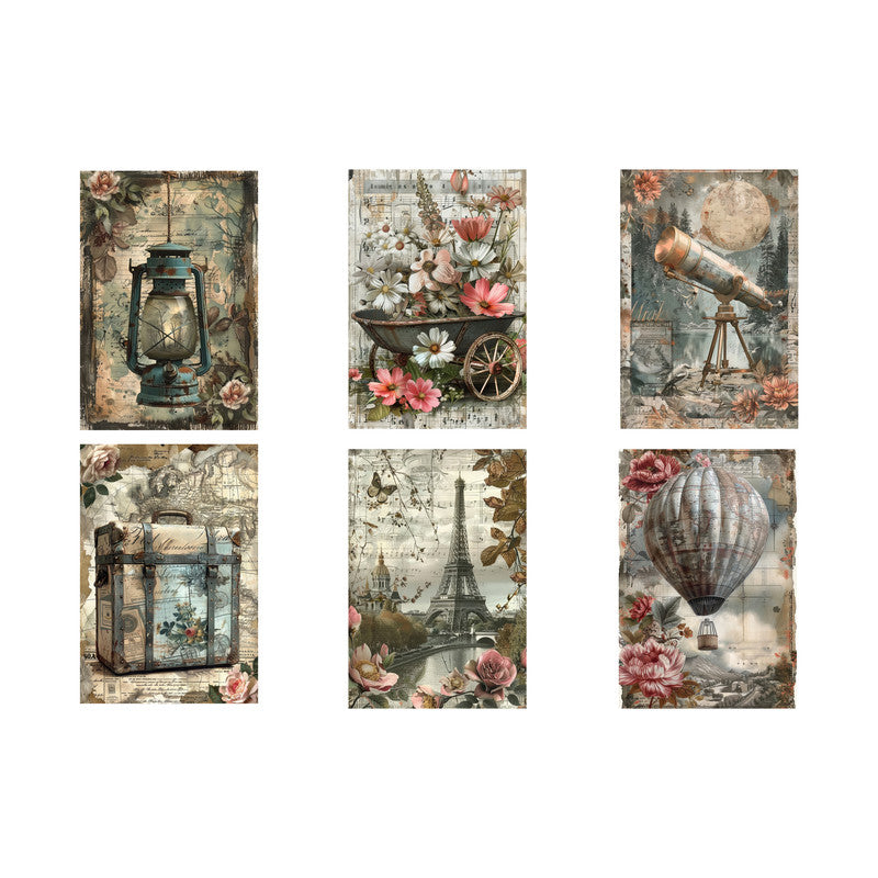 Life Memories of Adventure Decoupage A4 A5 & A4