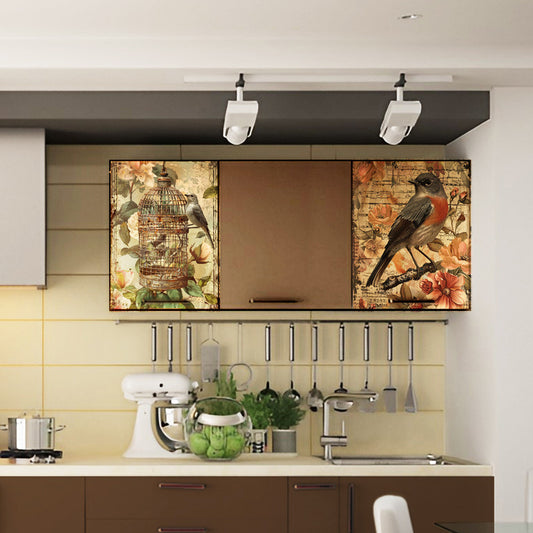 Life Memories of Birds Decoupage 800mm x 600mm
