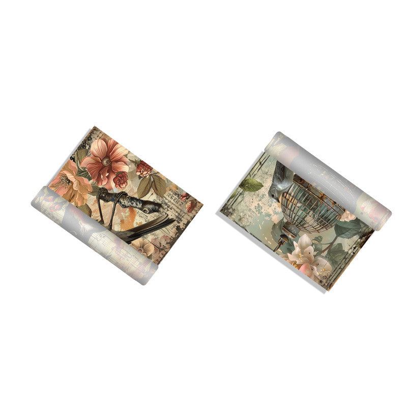 Life Memories of Birds Decoupage 800mm x 600mm
