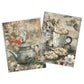 Life Memories of Coffee Tea Decoupage 800mm x 600mm
