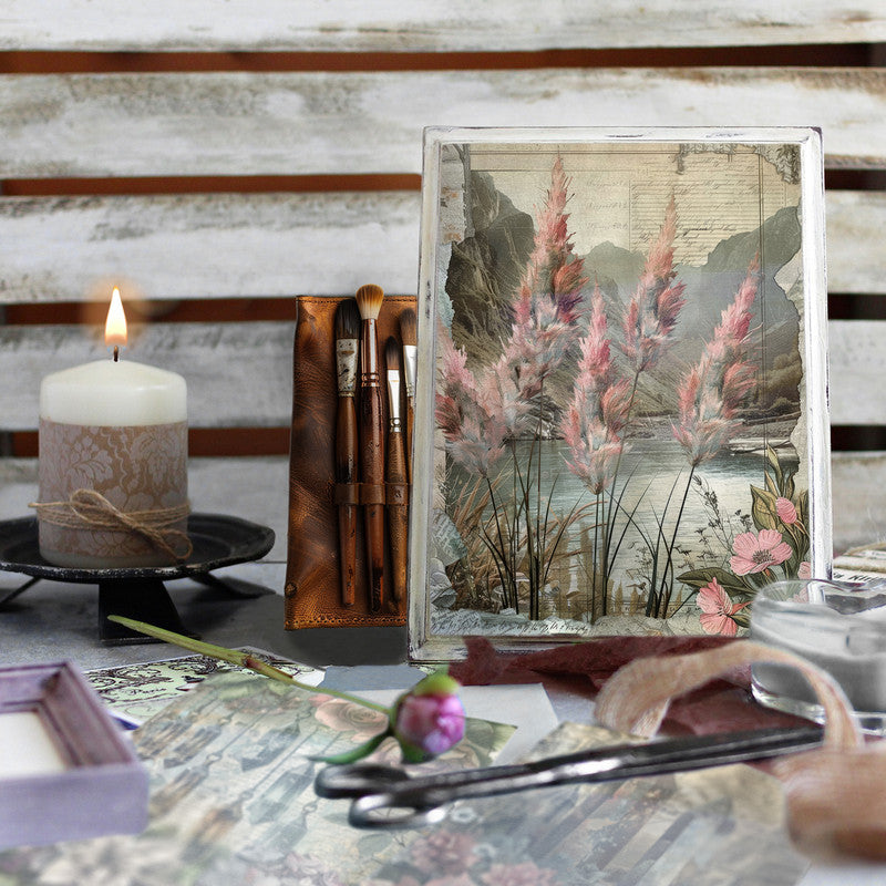 Life Memories of Crystal Roses Decoupage A4 A5 & A4