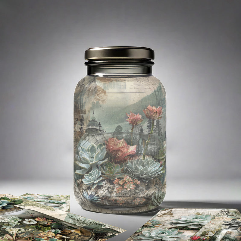 Life Memories of Desert Roses Decoupage A4 A5 & A4
