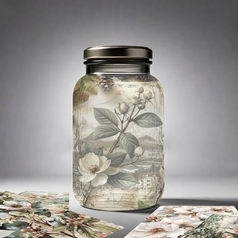 Life Memories of Flowers Decoupage A4 A5 & A4