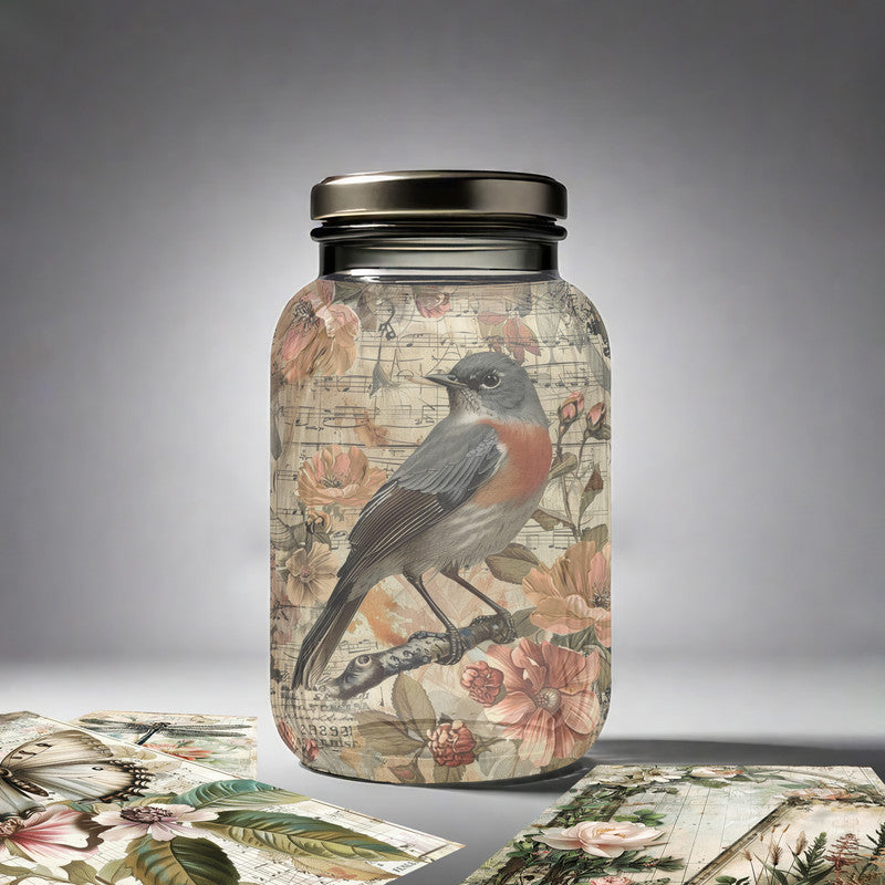 Life Memories of Insects and Birds Decoupage A4 A5 & A4